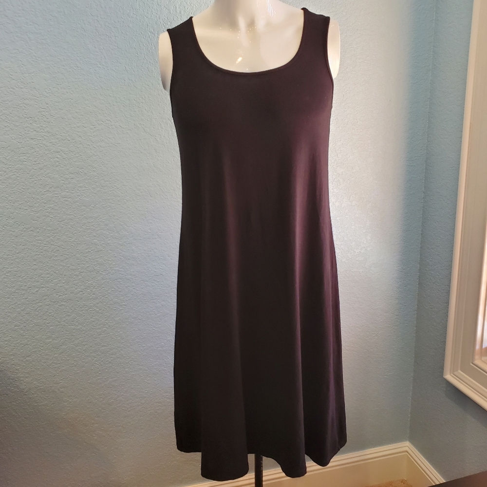 J.Jill Stretch Small Tank Black Dress